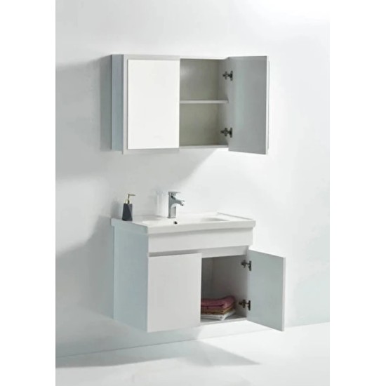 Bella Bathroom 60 Cm Bathroom Cabinet Set Top and Bottom