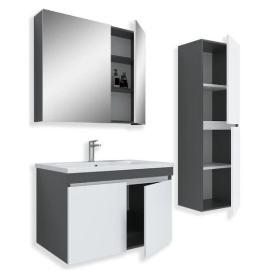 TOKYO BATHROOM CABINET SET + HIGH CABINET Mdf