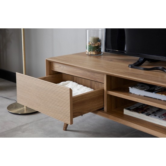 AVONA TV STAND, WALNUT