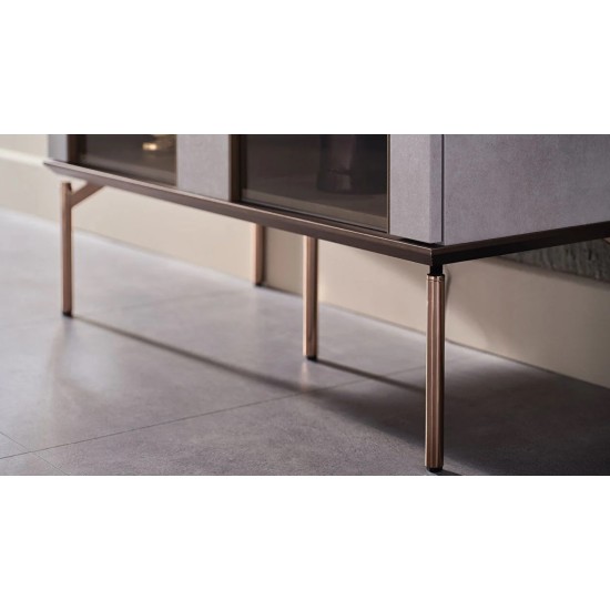 Havana 2 Covered Silver Display Cabinet